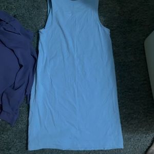 Simple blue dress